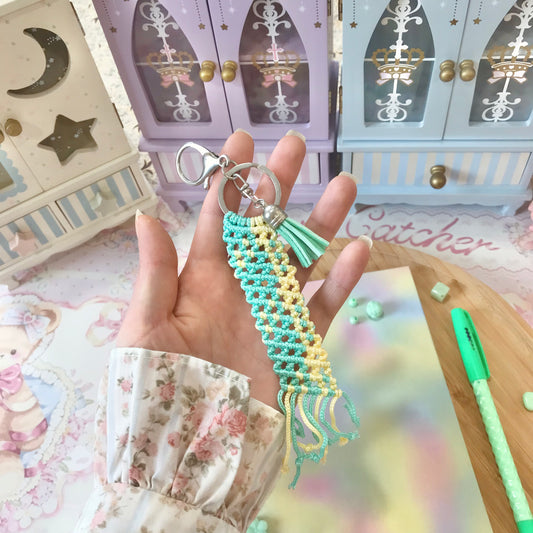 Cute Macrame Keychain