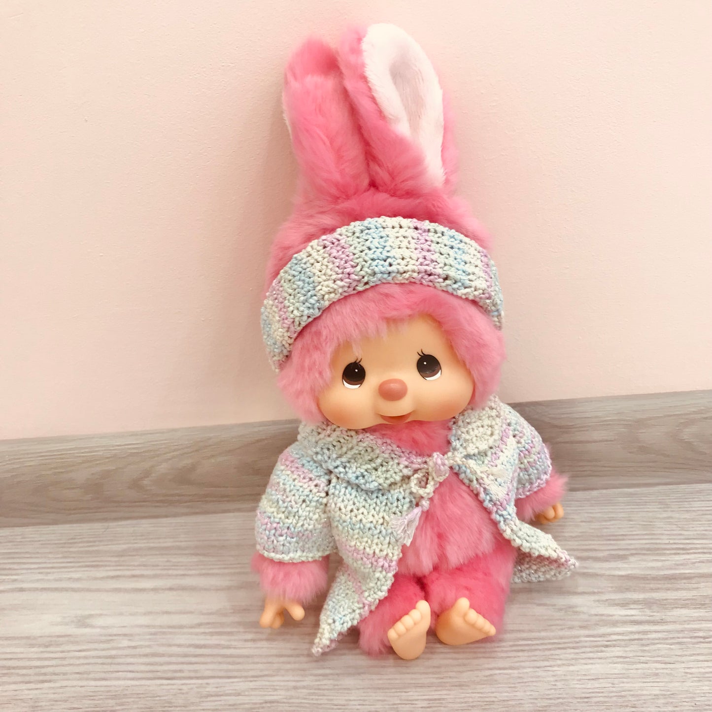 Hand-Knitted Cute Kawaii Cardigan and Headband Set for 30 cm Toys