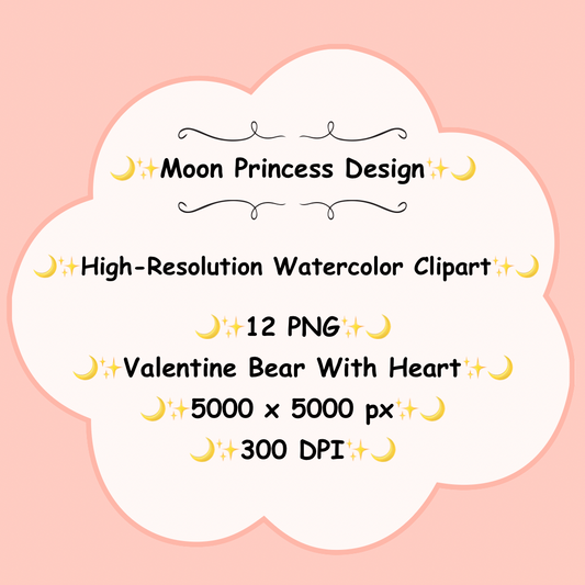 Valentine Bear Holding Red Heart PNG