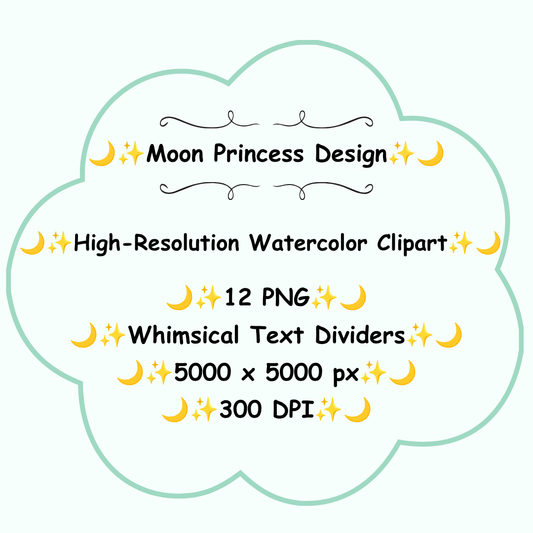 Mint & Gold Leaf Text Divider PNG Clipart