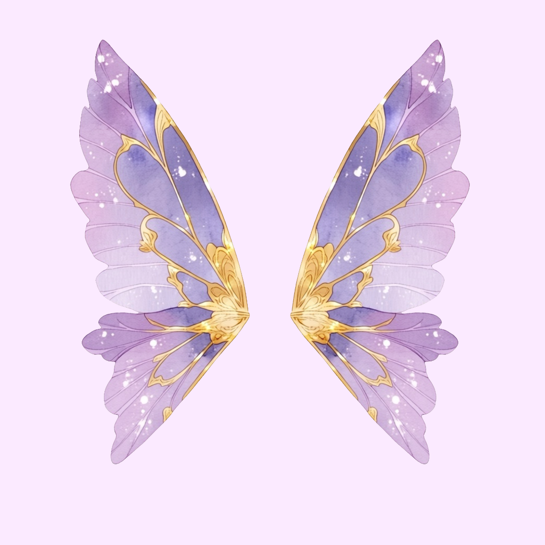 Whimsical Fairy Wings PNG Clipart