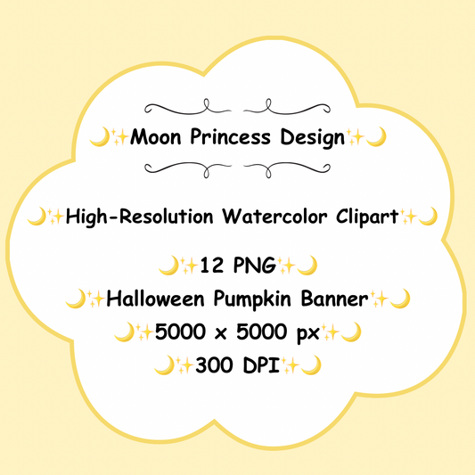 Pumpkin Banner Clipart | Fall Watercolor Pumpkin PNG | Autumn Transparent PNG | Junk Journal & Craft Design