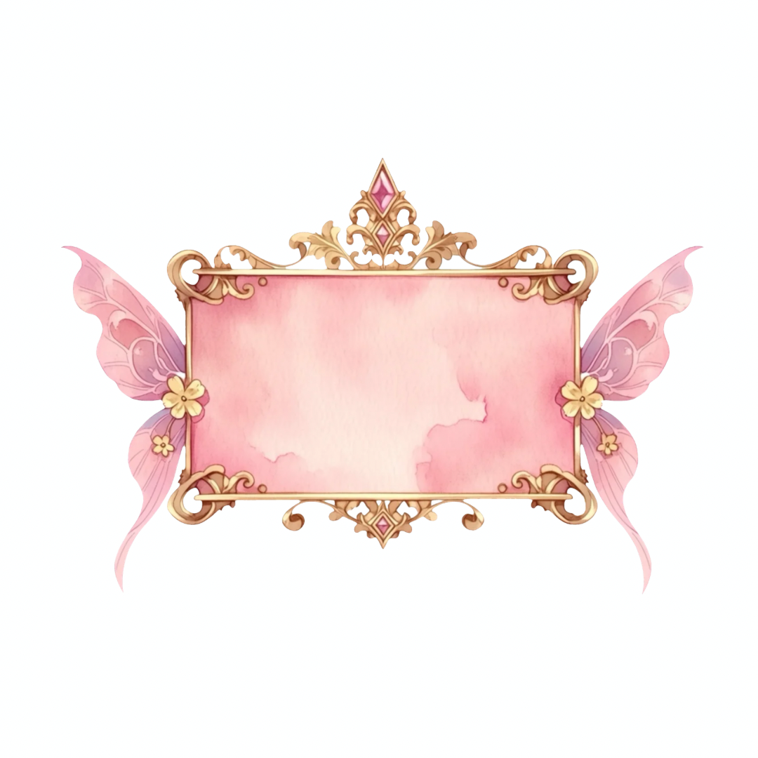 Rose Gold Fairy Banners