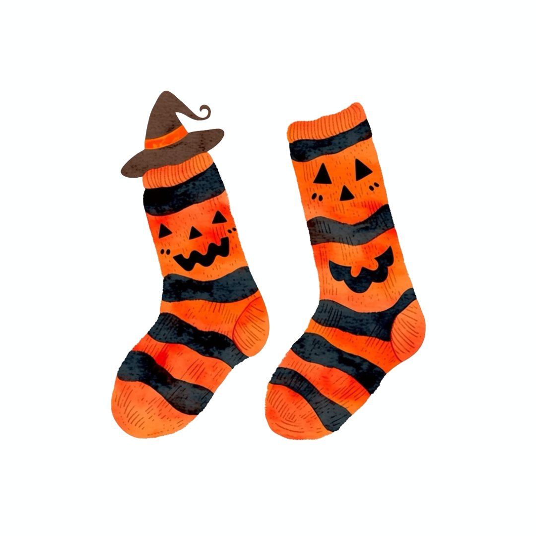 Halloween Socks PNG Clipart