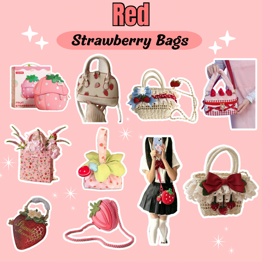 🍓Berry Cute Finds – Strawberry Bags & More!