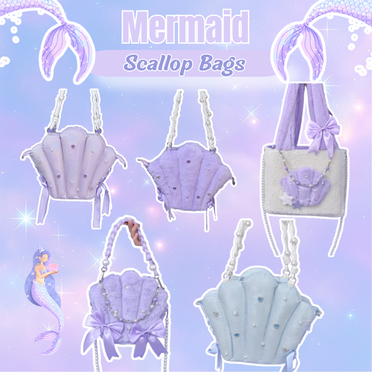 🧜‍♀️✨ Feeling Like a Mermaid? These Scallop Bags Will Complete Your Fantasy! 🐚💕