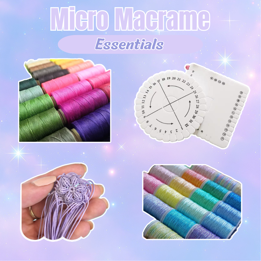 Micro Macrame 101: The Hidden Gem of Fiber Art (And Where to Find the Best Supplies!)