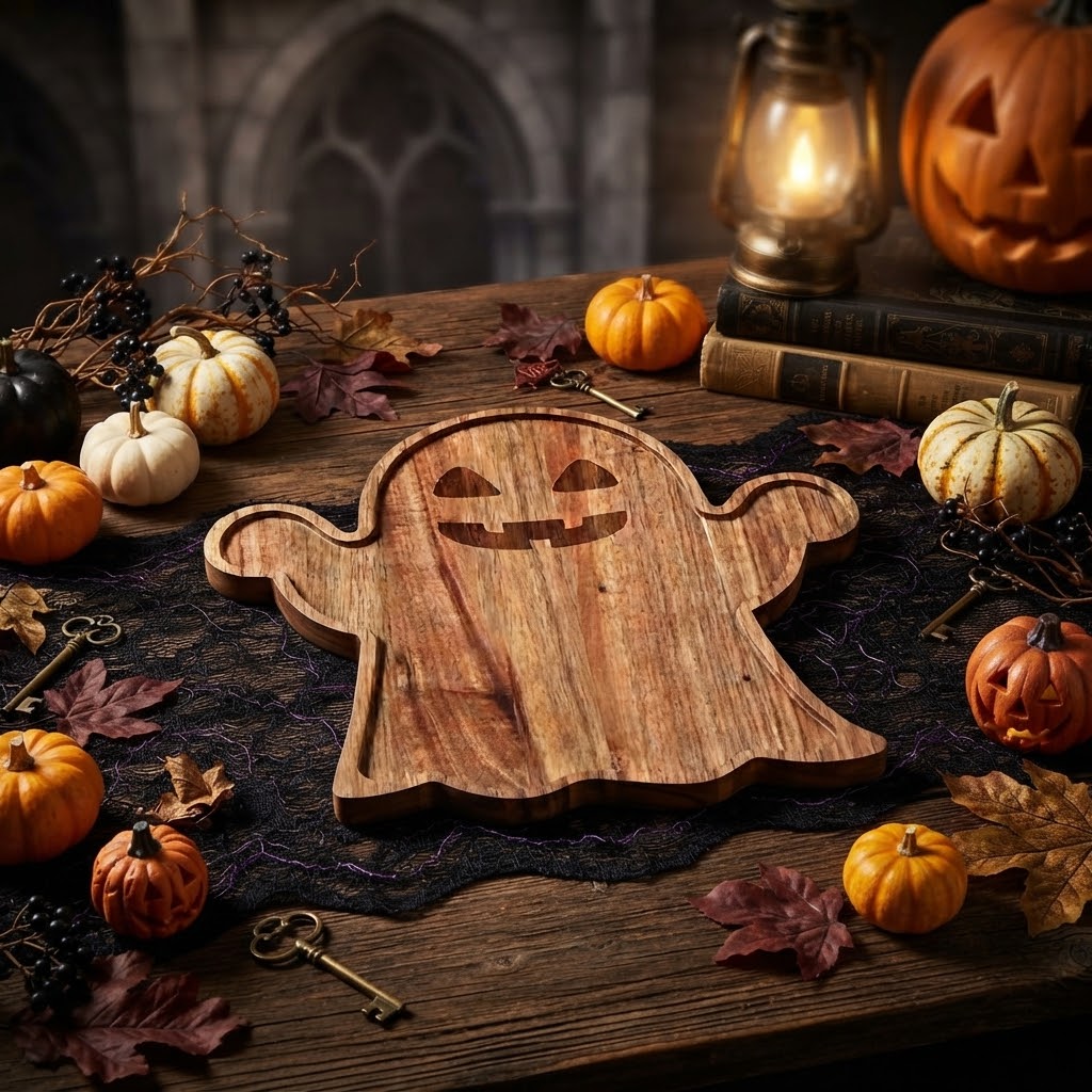 Halloween Wooden Boards & Serving Trays for a Spooky Table