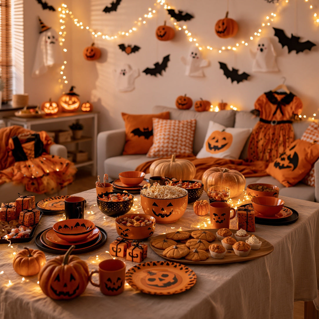 How to Prepare Your Room for Halloween: Decor, Food, Dishes, Outfits & Gifts