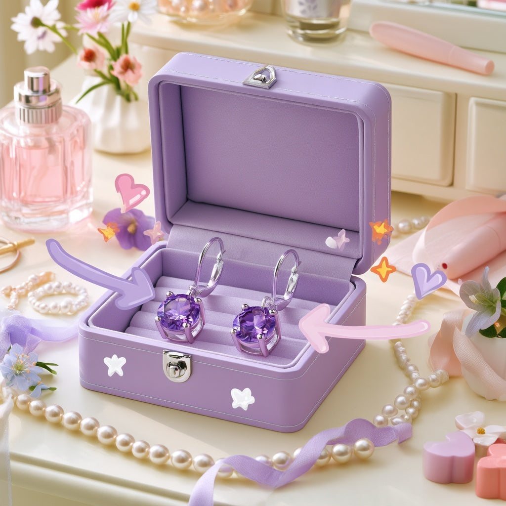 Lavender Earrings for a Dreamy Princess Room Aesthetic