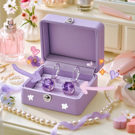 Lavender Earrings for a Dreamy Princess Room Aesthetic