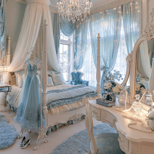 10 Things to Create a Dreamy Blue Princess Room