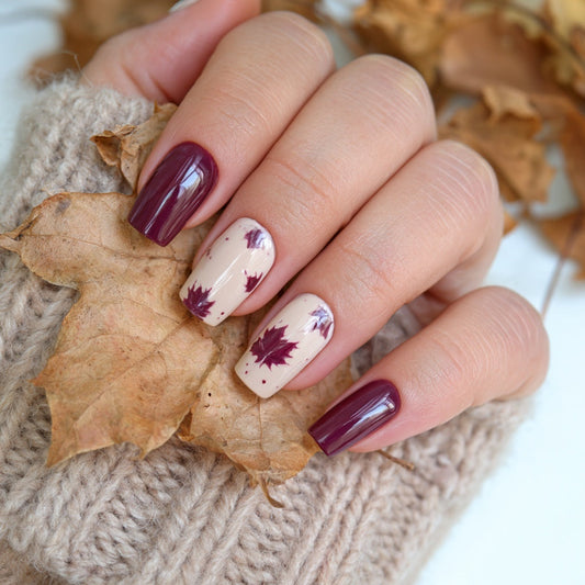 Maroon Fall Nails: Cozy Nail Ideas for Autumn