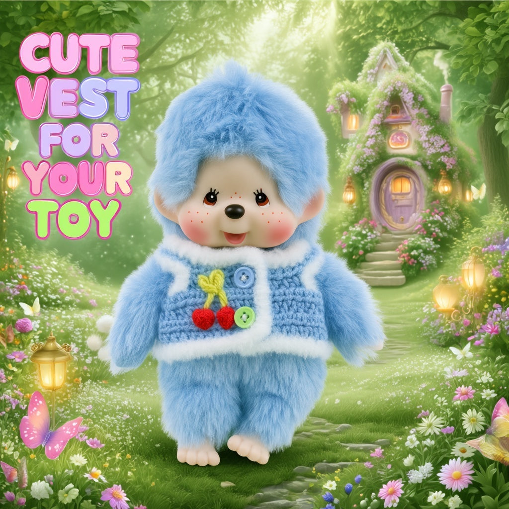 Crochet Vests for Toys That Make Tiny Outfits Even Cuter