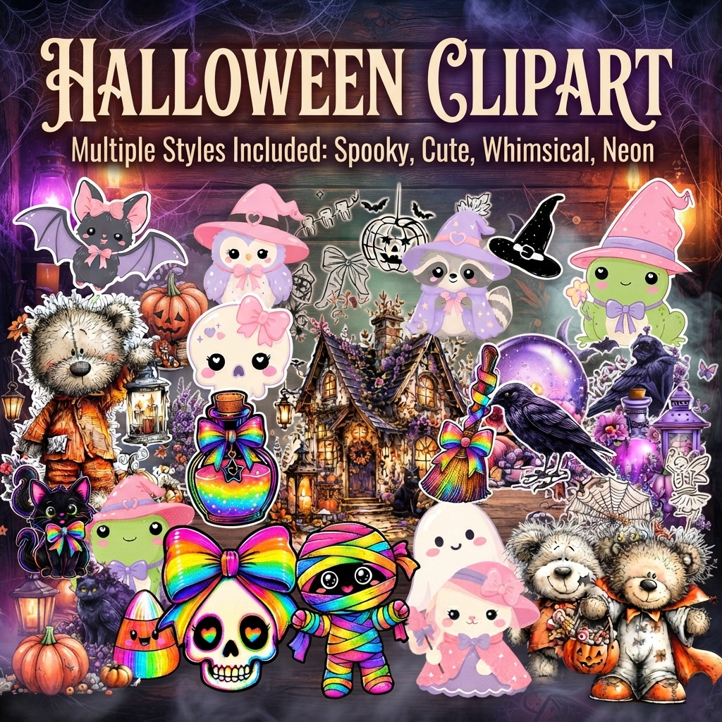The Best Halloween Clipart for Your Creative Projects!