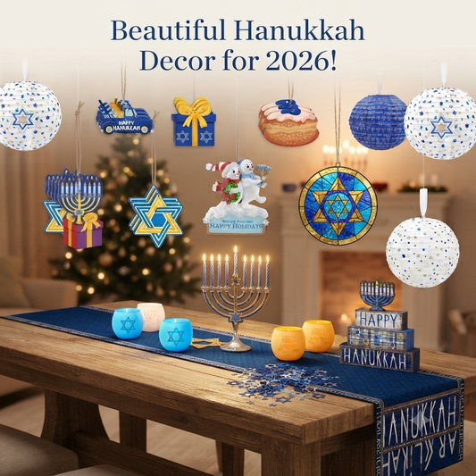 Beautiful Hanukkah Decor for 2026!