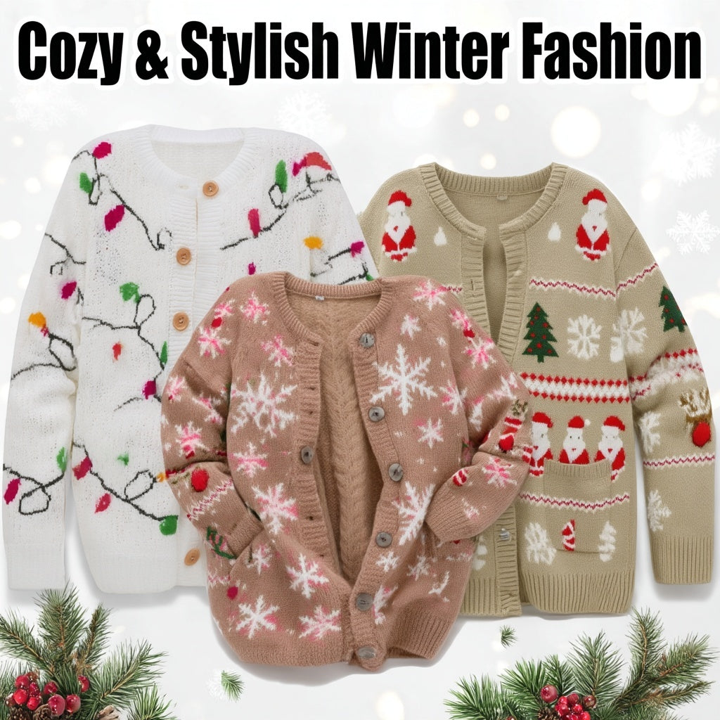 Christmas Cardigans for Cozy Winter Days