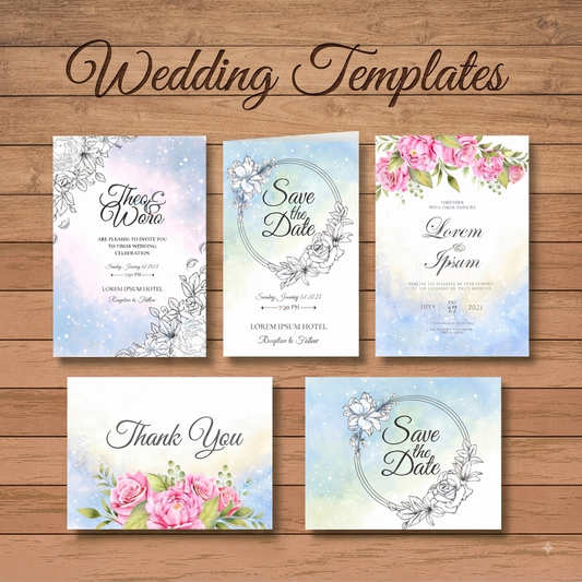 Wedding Templates – Beautiful Designs for Your Special Day!