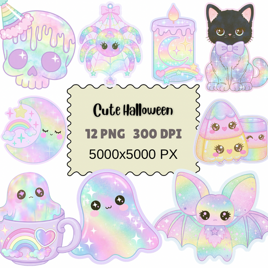 Pastel Halloween Clipart