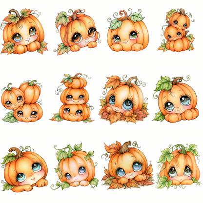 Cute Halloween Pumpkin Clipart