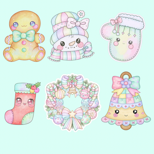 Pastel Christmas Clipart