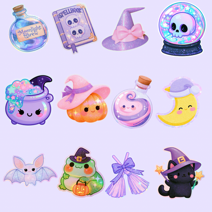 Holographic Halloween Clipart