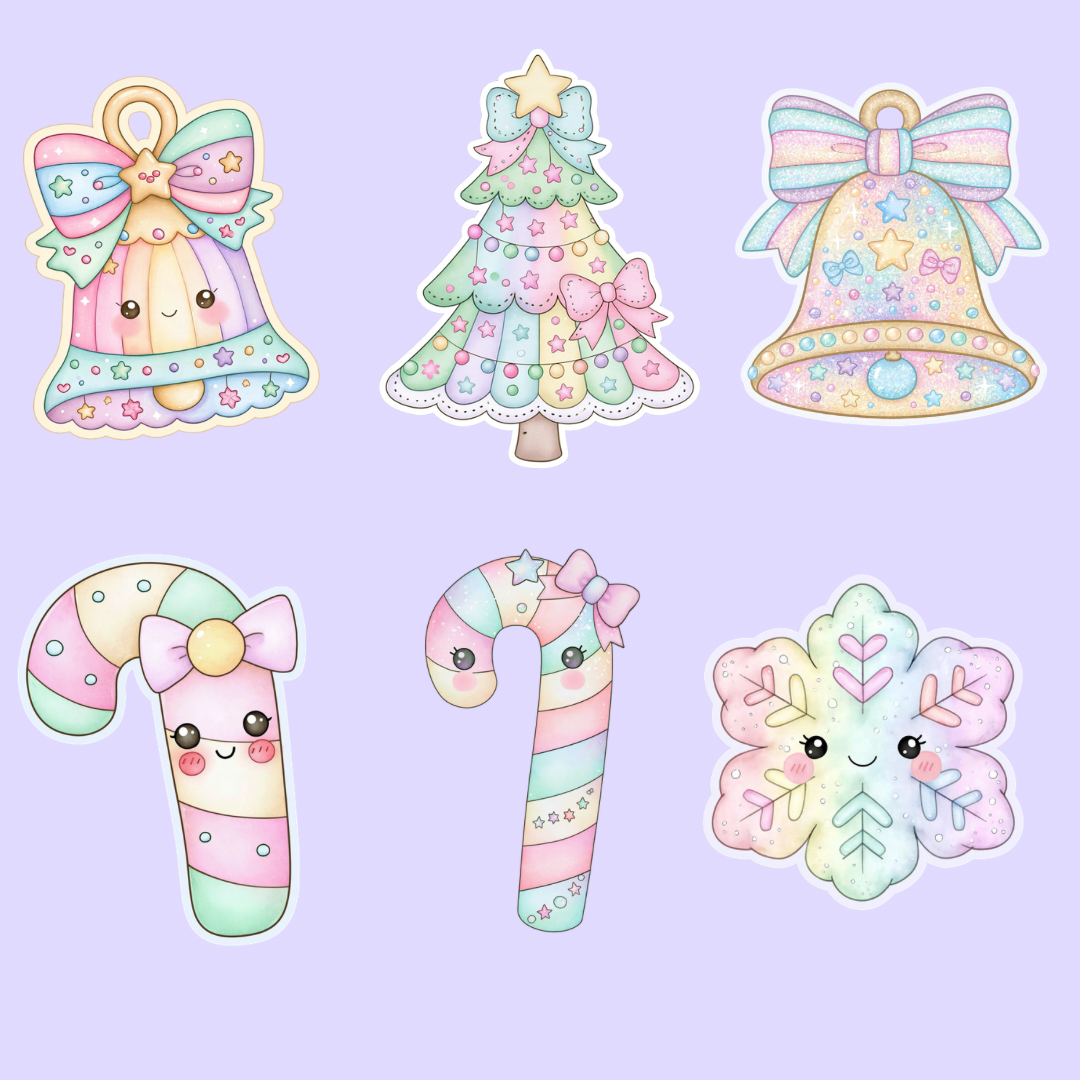 Pastel Christmas Clipart