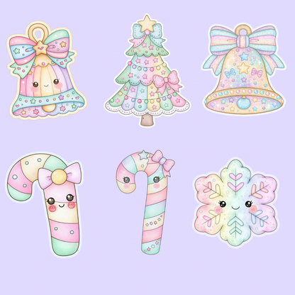 Pastel Christmas Clipart