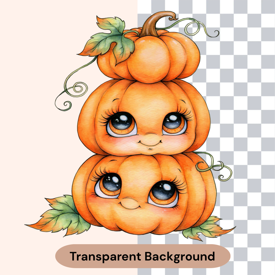 Cute Halloween Pumpkin Clipart