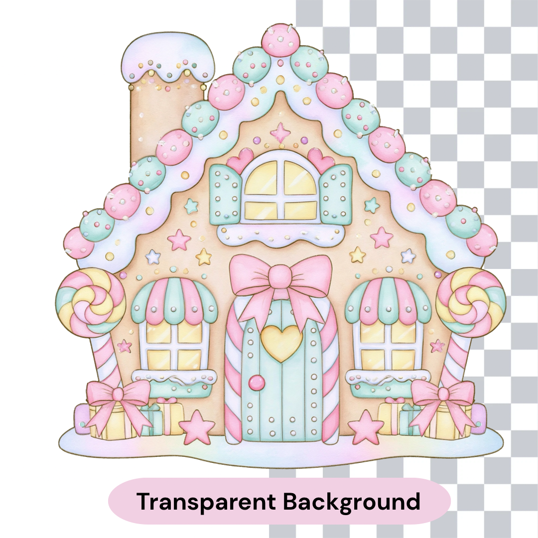 Pastel Christmas Clipart