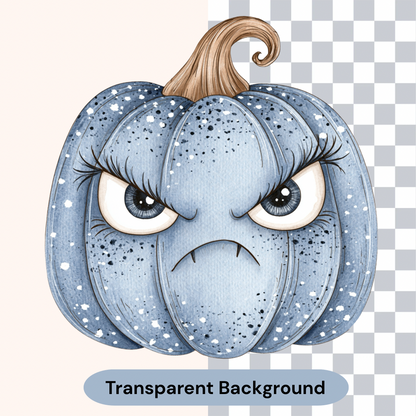 Blue Halloween Clipart