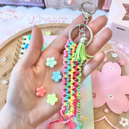 Cute Macrame Keychain