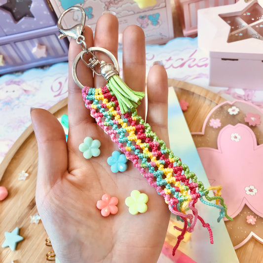 Cute Macrame Keychain