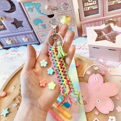 Cute Macrame Keychain