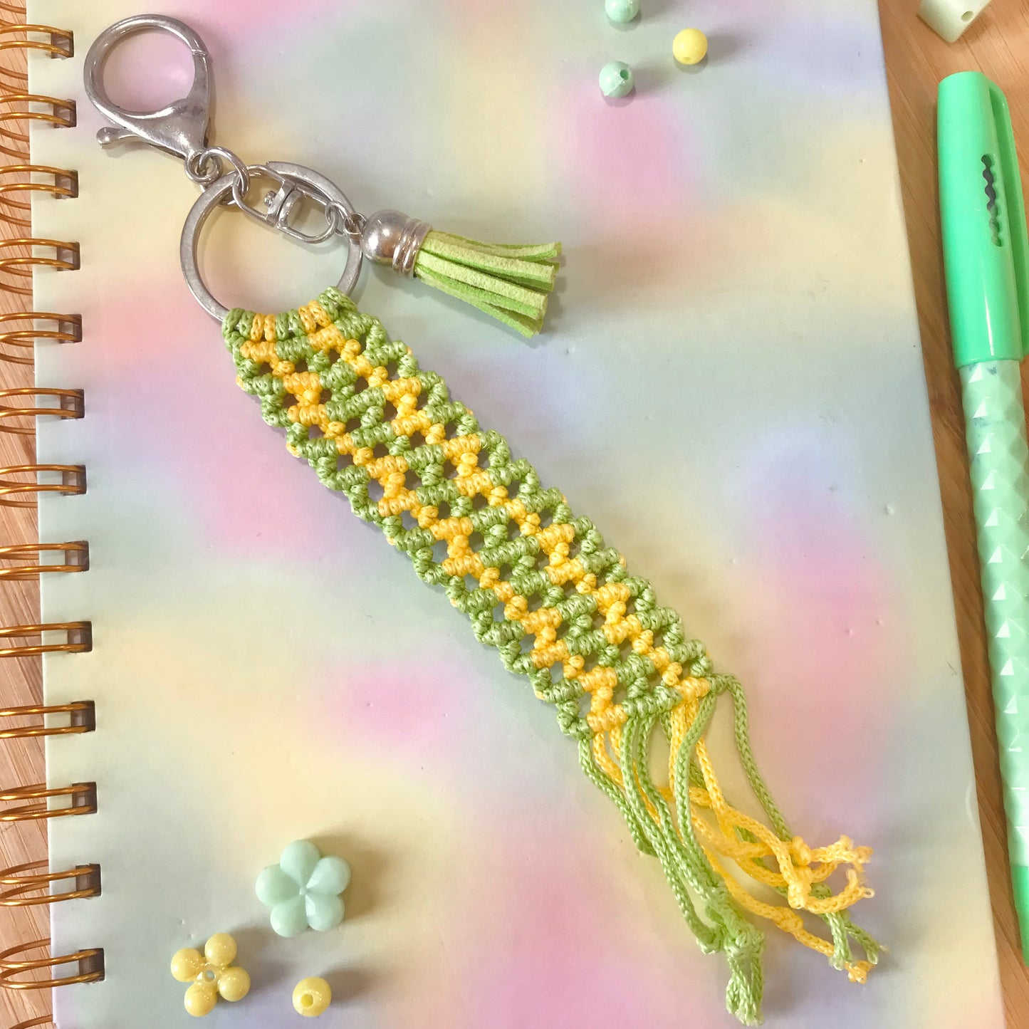 Cute Macrame Keychain
