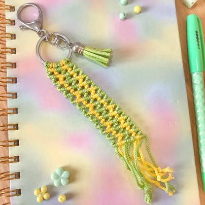 Cute Macrame Keychain