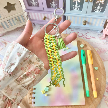 Cute Macrame Keychain