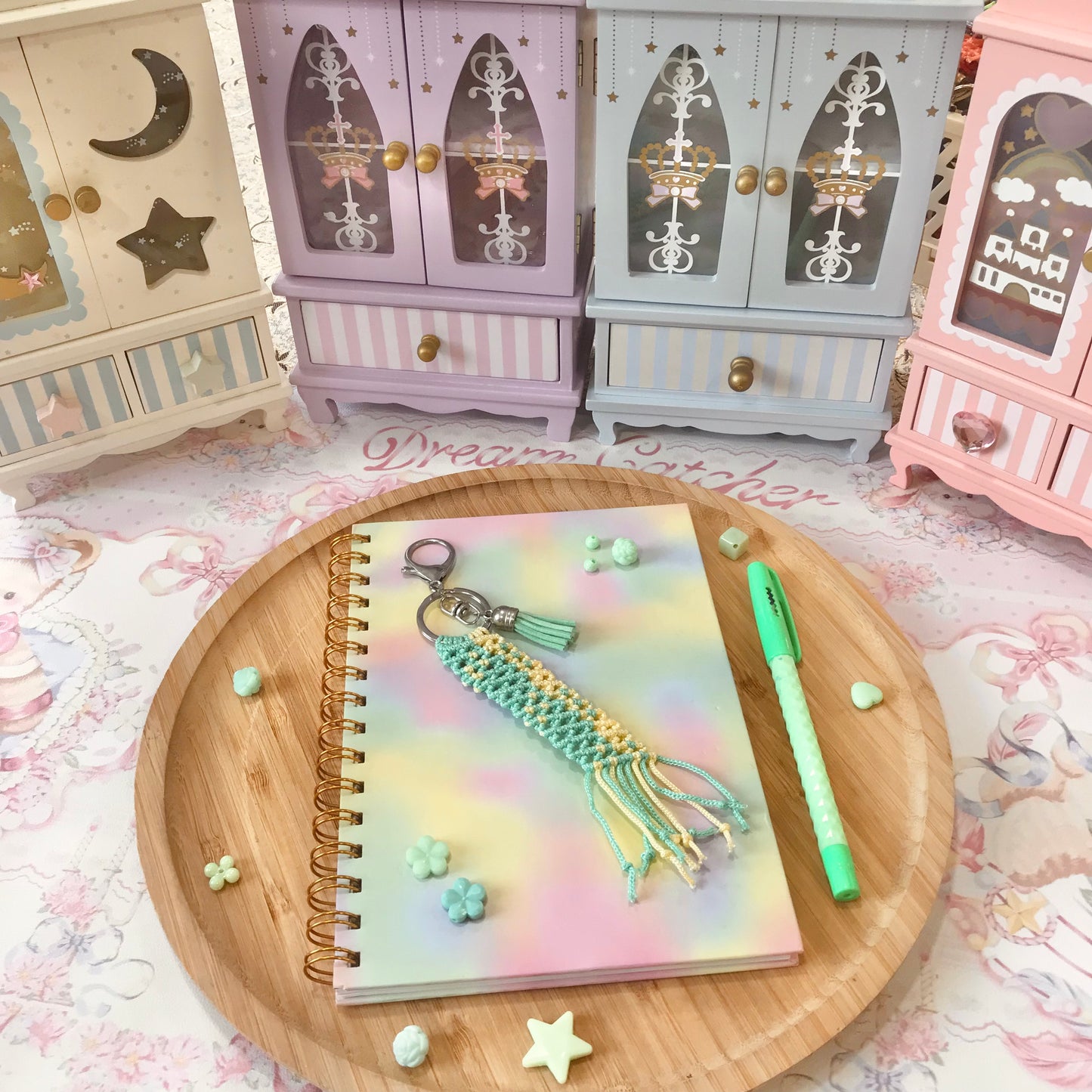 Cute Macrame Keychain