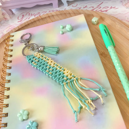 Cute Macrame Keychain
