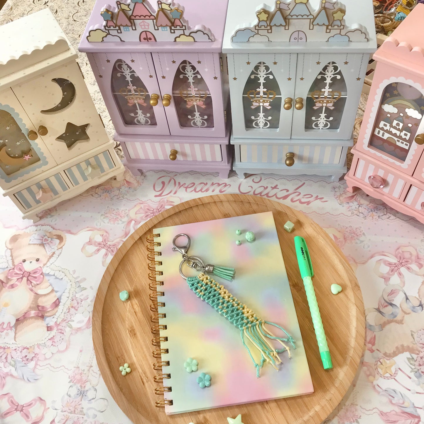 Cute Macrame Keychain