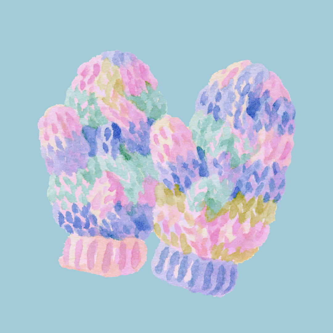 Cute Mittens PNG Clipart