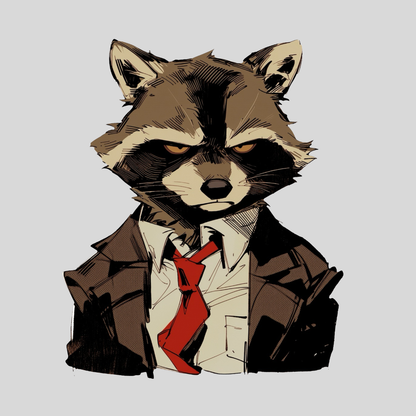 Gangsta Raccoon PNG Clipart
