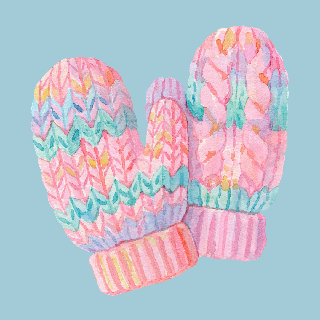 Cute Mittens PNG Clipart