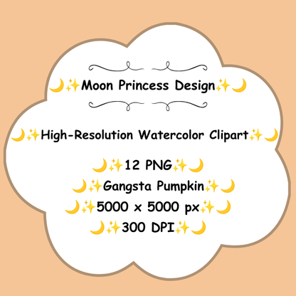 Halloween Gangsta Pumpkin PNG Clipart