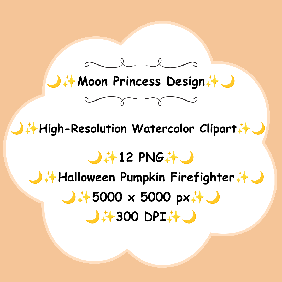 Halloween Firefighter Pumpkin PNG Clipart