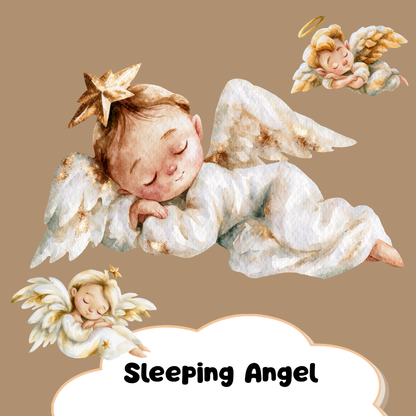 Sleeping Angel PNG Clipart