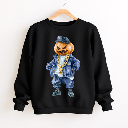 Halloween Gangsta Pumpkin PNG Clipart