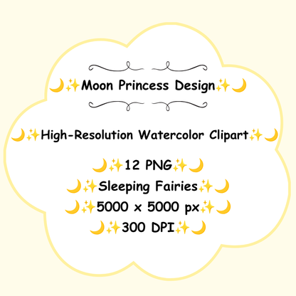 Sleeping Fairy in Pink Dress PNG Clipart