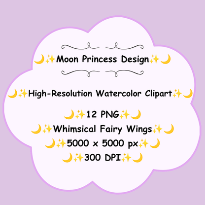 Whimsical Fairy Wings PNG Clipart