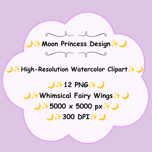 Whimsical Fairy Wings PNG Clipart